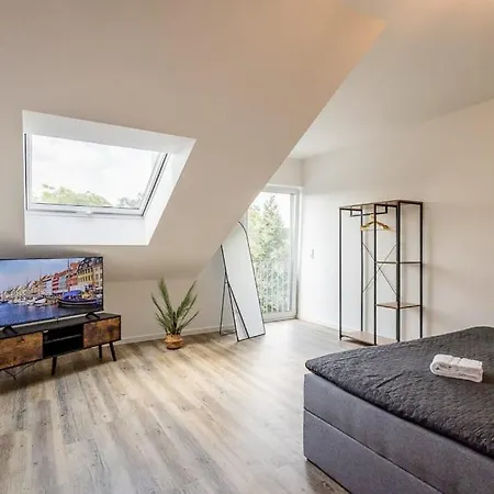 Sky Penthouse 07 I Aufzug I Tv I Terrasse I Bbq Апартаменты Хамм