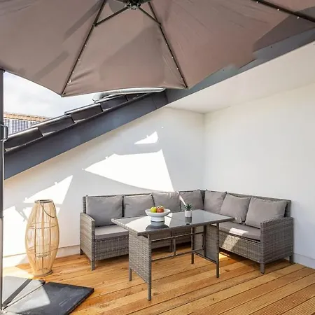 Апартаменты Sky Penthouse 07 I Aufzug I Tv I Terrasse I Bbq Хамм